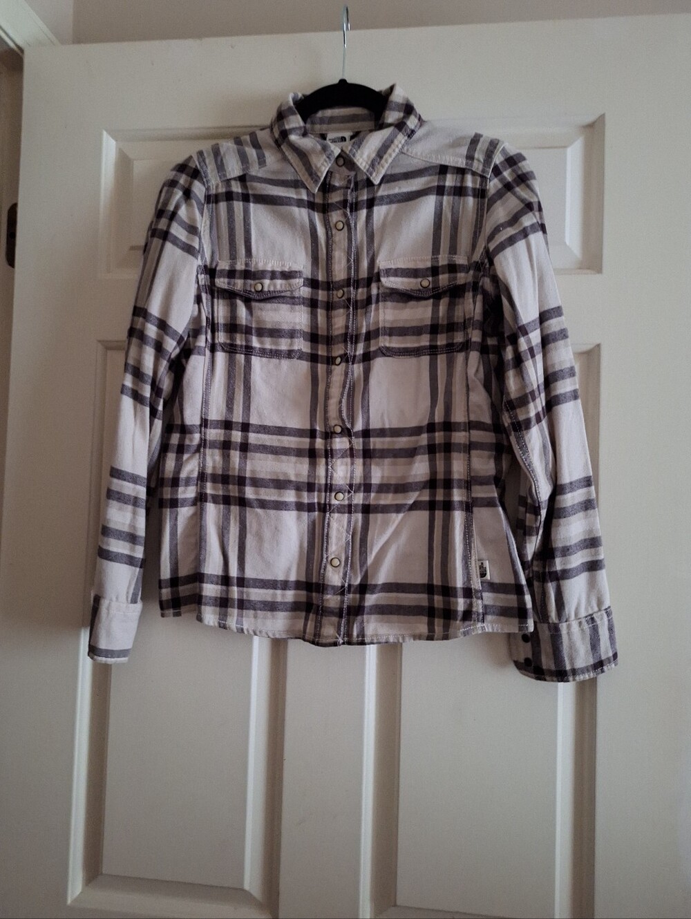 The North Face Brown Plaid Shirt | Size S | Casual Button‑Down Top